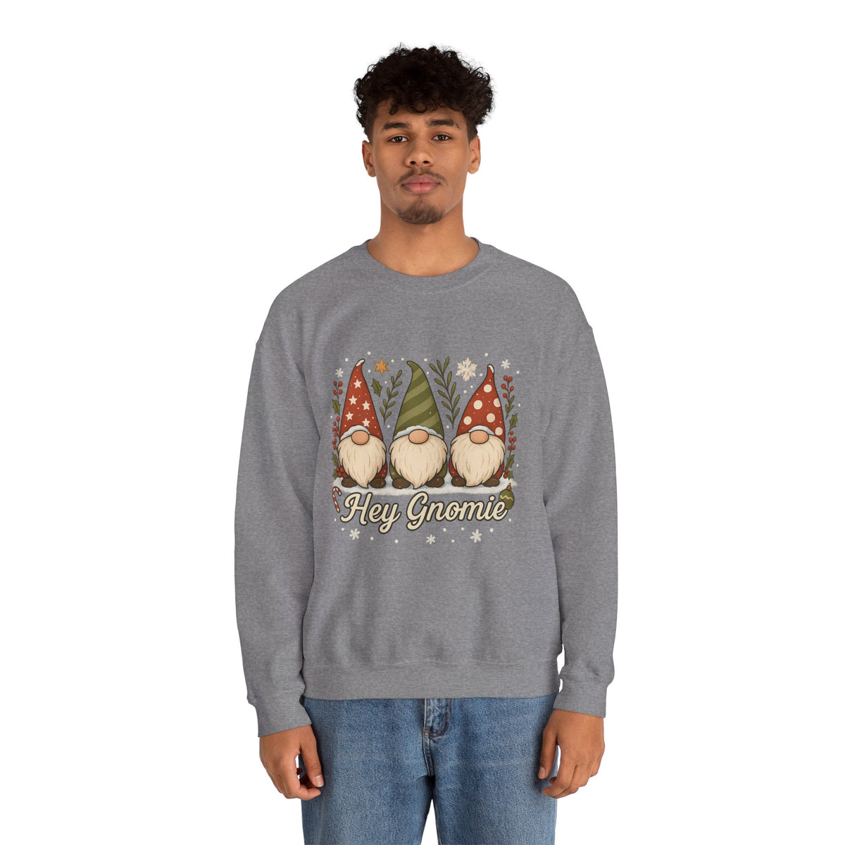 Three Christmas Gnomes sweatshirt | Holiday gnome crewneck