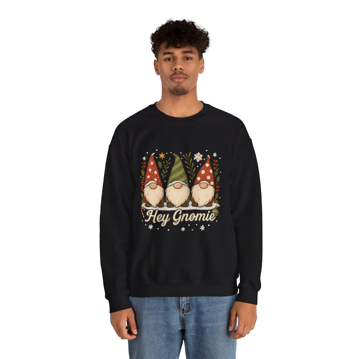 Three Christmas Gnomes sweatshirt | Holiday gnome crewneck