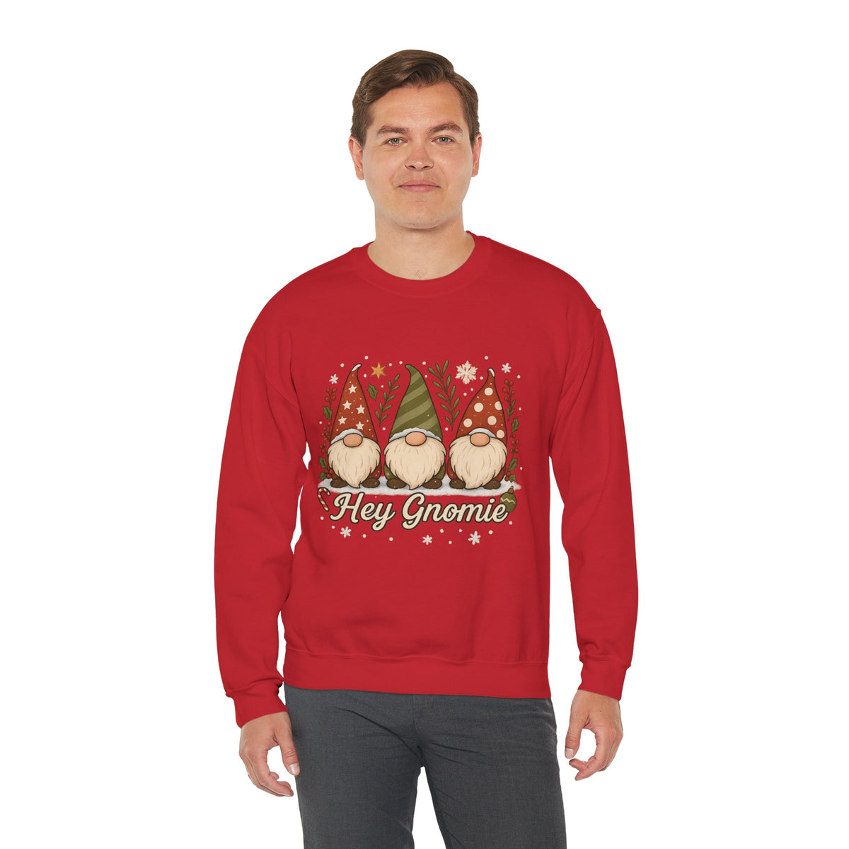 Three Christmas Gnomes sweatshirt | Holiday gnome crewneck