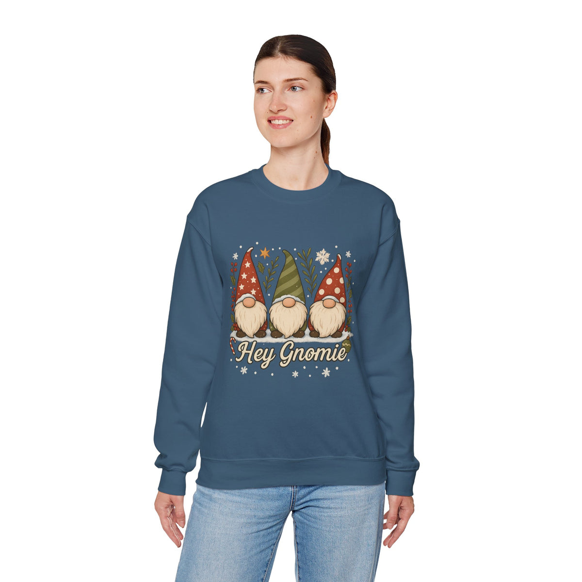 Three Christmas Gnomes sweatshirt | Holiday gnome crewneck
