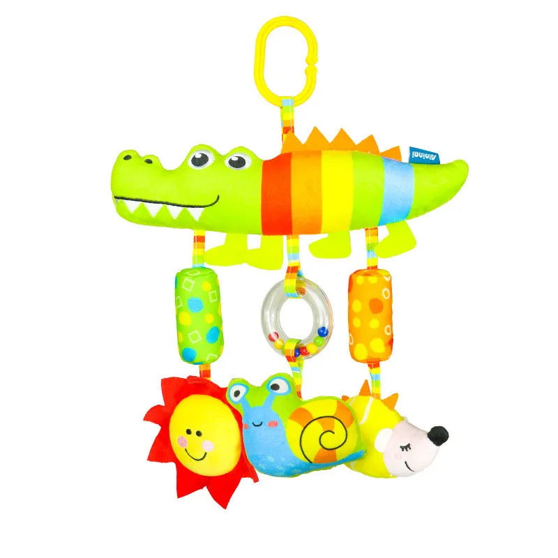 Baby Car Seat Toys Mirror Infant Activity Center for Car Seat Crib Stroller Rear Facing Car Seat Toy Hanging Toys for Baby 0 12M