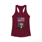 Women's "Who's First" Athletic Racerback Tank Top