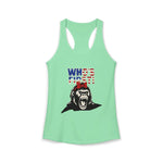 Women's "Who's First" Athletic Racerback Tank Top