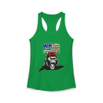 Women's "Who's First" Athletic Racerback Tank Top