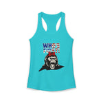 Women's "Who's First" Athletic Racerback Tank Top