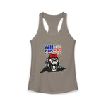 Women's "Who's First" Athletic Racerback Tank Top