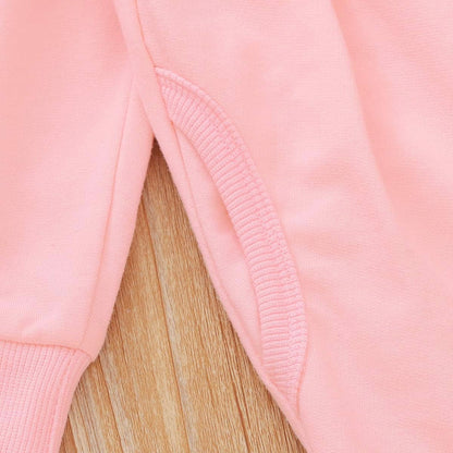 Toddler Girls Clothes Winter Warm Long Sleeve Tops+Long Pants Set