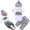 Newborn Infant Baby Boys Clothes Baby Boy Bodysuit Pants Outfit Set