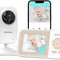 Video Baby Monitor Camera with 2.8" LCD Screen Video & Audio No Glow Night Vision,2-Way Talk Audio Cam Baby Monitoring 1200FT Range EBE28