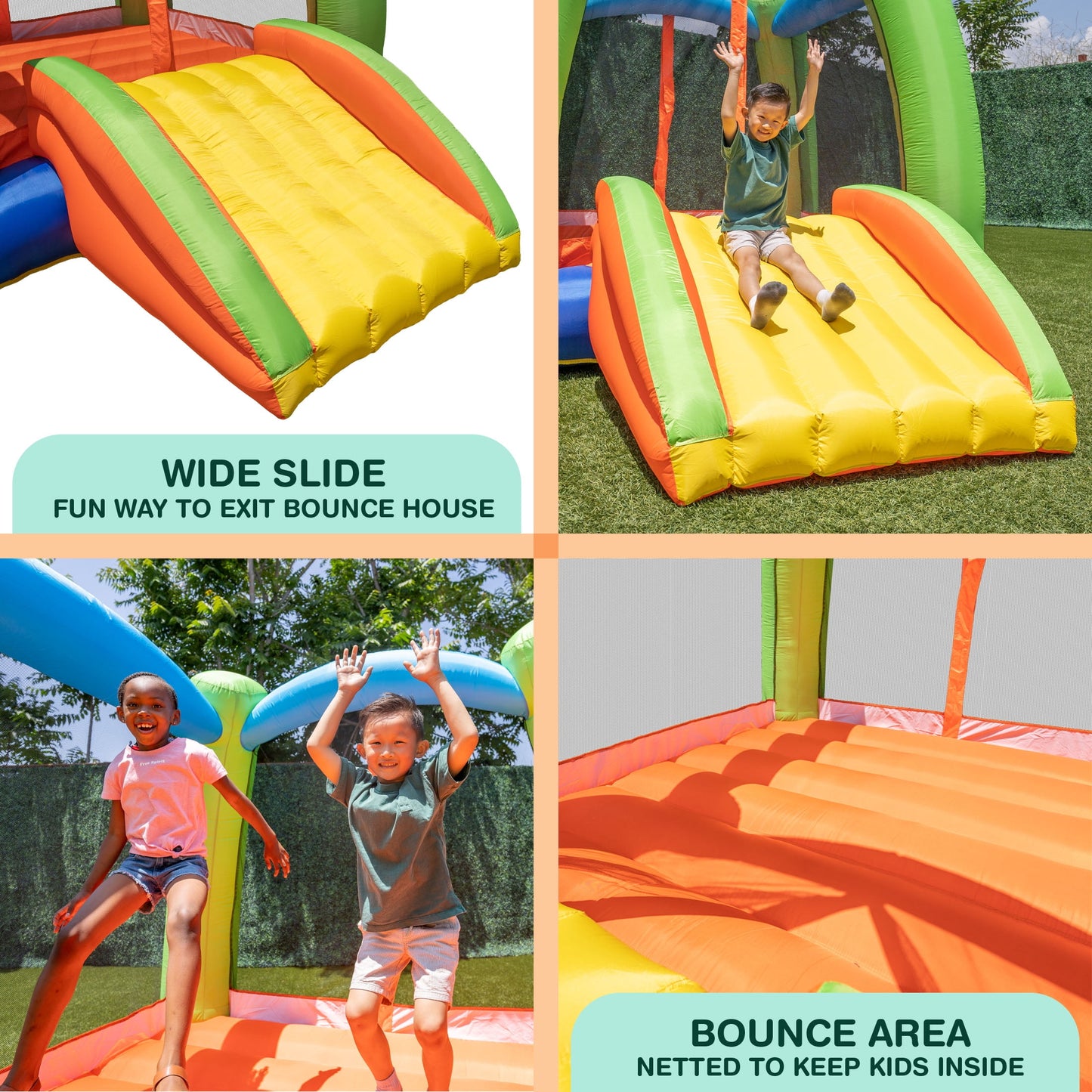 My First Jump 'N Play, 12 Feet Inflatable Bounce House with Lifetime Warranty on Heavy Duty Blower