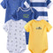 Newborn Baby Bodysuit 5-Pack Short Sleeve Baby Clothes for Boys and Girls