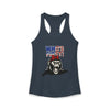 Women's "Who's First" Athletic Racerback Tank Top