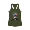 Women's "Who's First" Athletic Racerback Tank Top