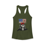 Women's "Who's First" Athletic Racerback Tank Top